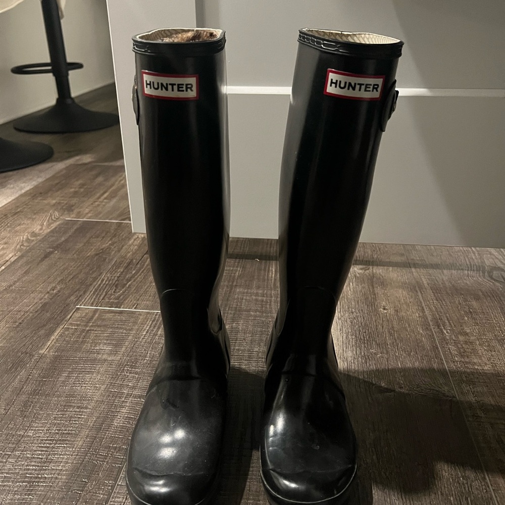 Hunter Black Rain Boots